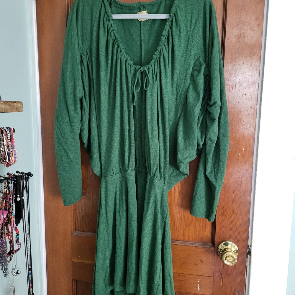 Free People Cotton Drop Waist Dress